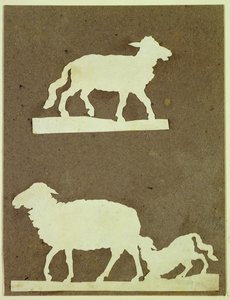 Sheep and Sheep with Lamb by Philipp Otto Runge